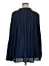 Crown & Ivy 100% Polyester Blue Long Sleeve Blouse Size XXL - photo 2