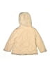 Zara 100% Polyester Solid Tan Snow Jacket Size 3 - 4 - photo 2