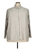 Athleta Gray Long Sleeve Button-Down Shirt Size 3X - photo 1