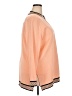 misook 100% Acrylic Color Block Orange Kimono Size 2X - photo 4