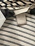 H&M Stripes Silver 3/4 Sleeve Blouse Size XL - photo 7