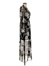Guess 100% Polyester Paisley Black Casual Dress Size 4 - photo 4