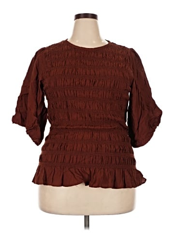 Market and Spruce 3/4 Sleeve Blouse (view 1)