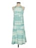 PrAna Stripes Teal Casual Dress Size S - photo 1