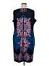 Taylor Paisley Blue Casual Dress Size 16 - photo 2