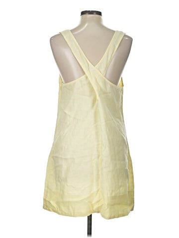Madewell Cross-Back A-Line Mini Dress in Linen (view 2)