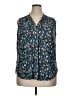 Beacon Blue Sleeveless Blouse Size 2X - photo 1