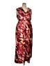 Nine Britton Tie-dye Burgundy Cocktail Dress Size 2X - photo 1