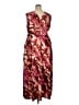 Nine Britton Tie-dye Burgundy Cocktail Dress Size 2X - photo 2