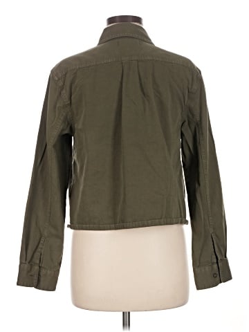Madewell Pintucked Long-Sleeve Shirt in Chino (view 2)