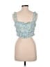 Toby Heart Ginger 100% Polyester Blue Sleeveless Blouse Size M - photo 2