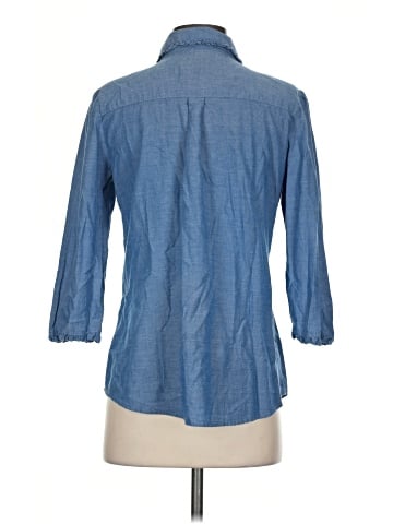 Hannah 3/4 Sleeve Button-Down Shirt (view 2)