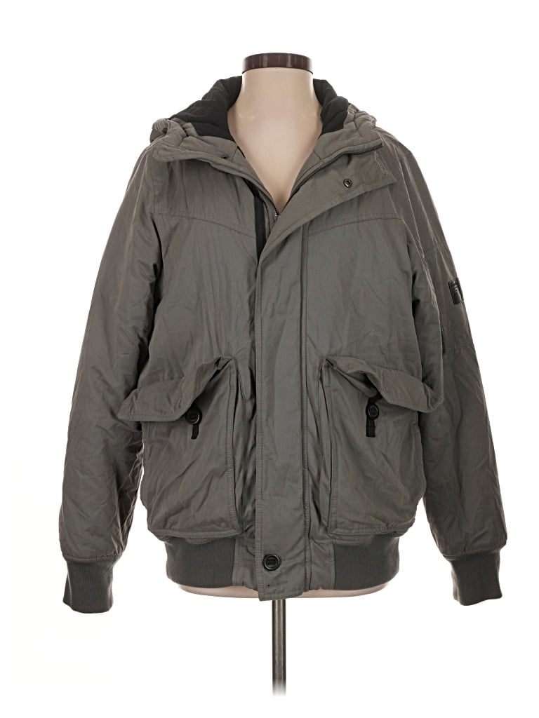 Pre-owned Bench Jacket In Gray