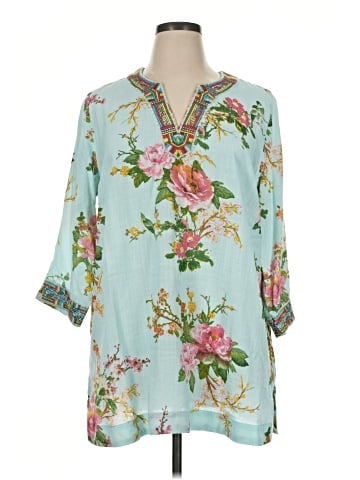 Soft Surroundings Long Sleeve Blouse (view 1)