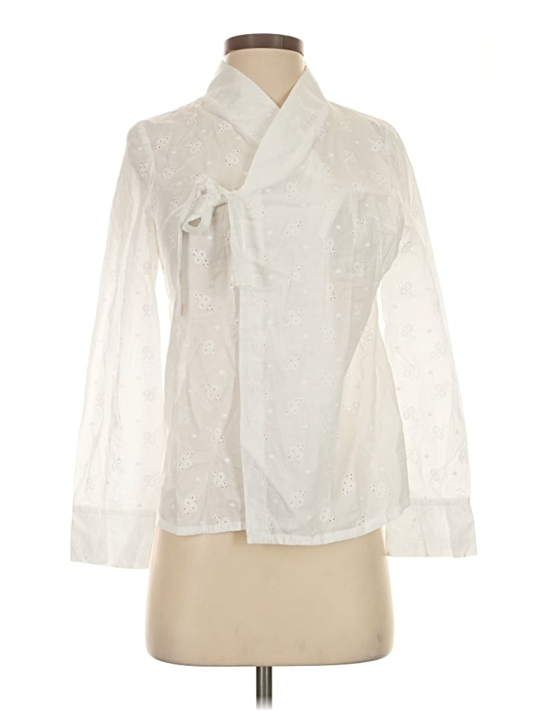 Assorted Brands Long Sleeve Blouse In White