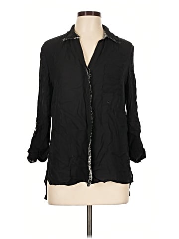 Diane von Furstenberg 3/4 Sleeve Button-Down Shirt (view 1)