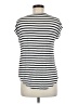 Green Envelope Stripes Ivory Short Sleeve T-Shirt Size M - photo 2