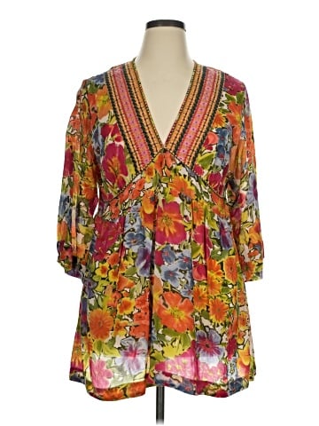Johnny Was 3/4 Sleeve Blouse (view 1)
