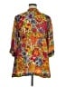 Johnny Was 100% Rayon Orange 3/4 Sleeve Blouse Size XL (estimated) - photo 2