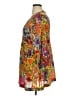 Johnny Was 100% Rayon Orange 3/4 Sleeve Blouse Size XL (estimated) - photo 5