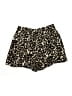 Three Dots 100% Rayon Animal Print Gold Shorts Size L - photo 2