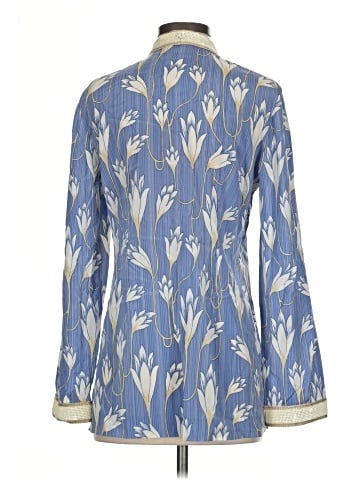 Tory Burch Long Sleeve Silk Top (view 2)