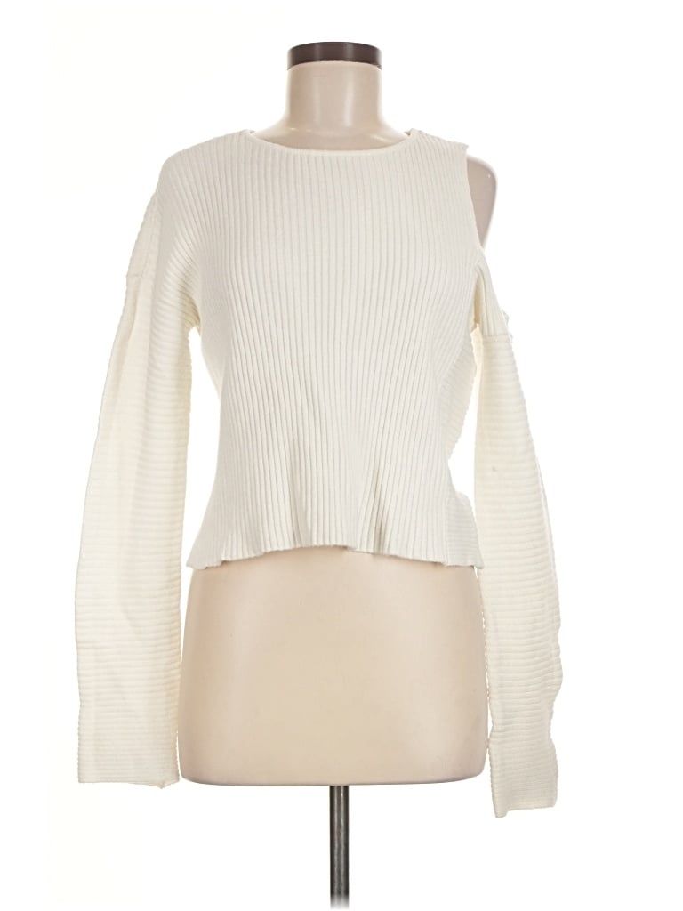 Pre-owned Olivaceous Pullover Sweater In Ivory