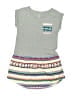Tea 100% Cotton Graphic Gray Dress Size 10 - photo 1