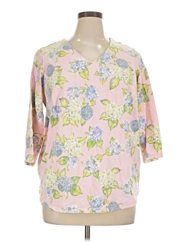 Quacker Factory 3/4 Sleeve Blouse (view 1)