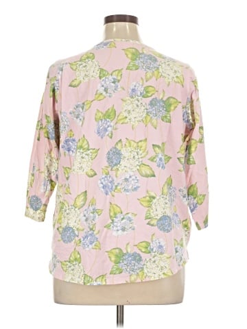 Quacker Factory 3/4 Sleeve Blouse (view 2)