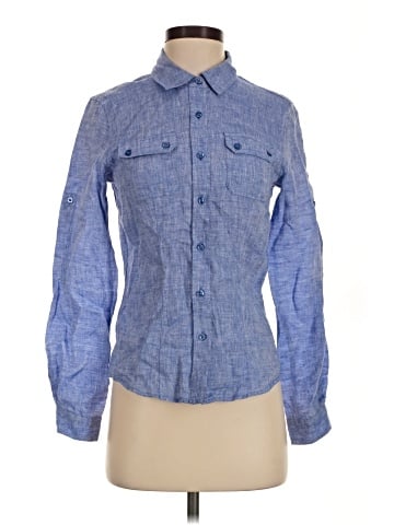 Calvin Klein Long Sleeve Button-Down Shirt (view 1)
