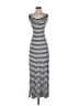 O'Neill Stripes White Casual Dress Size M - photo 1