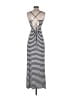 O'Neill Stripes White Casual Dress Size M - photo 2