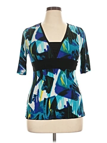 Iz Byer Short Sleeve Blouse (view 1)