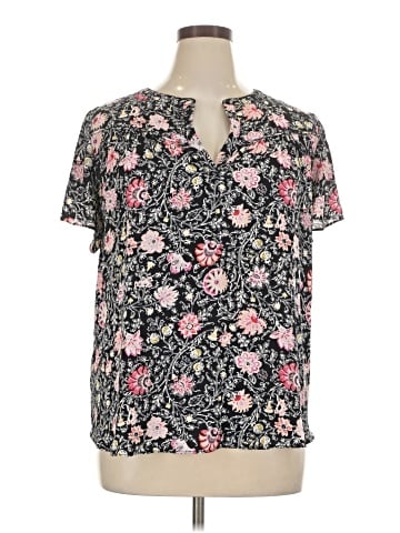 Ann Taylor LOFT Short Sleeve Blouse (view 1)