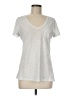 Gap Outlet Silver Short Sleeve Top Size M - photo 1