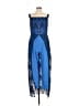 Kay Unger Graphic Blue Jumpsuit Size 10 - photo 1