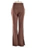 Te Verde Solid Brown Casual Pants Size S - photo 2