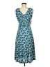 Boden Print Blue Casual Dress Size 8 - photo 2