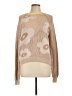 Sundry Animal Print Tan Pullover Sweater Size Lg (3) - photo 1