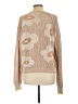 Sundry Animal Print Tan Pullover Sweater Size Lg (3) - photo 2