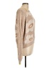 Sundry Animal Print Tan Pullover Sweater Size Lg (3) - photo 4