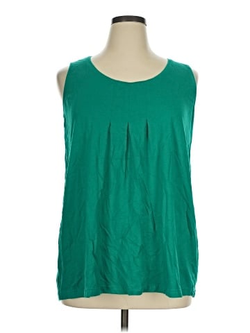 Ulla Popken Sleeveless T-Shirt (view 1)