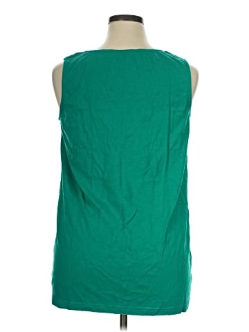 Ulla Popken Sleeveless T-Shirt (view 2)