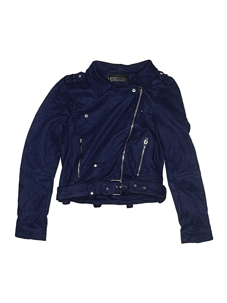 Pre-owned Blanknyc Kids' Blank Nyc Jacket In Blue
