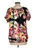 Isabella Rodriguez Black Short Sleeve Blouse Size L - photo 2