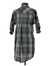 PrAna Plaid Gray Casual Dress Size S - photo 2