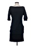 Christopher Collins Solid Black Casual Dress Size P (petite) - photo 2