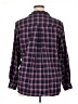 Grayson 100% Cotton Plaid Purple Long Sleeve Blouse Size XL (5) - photo 2