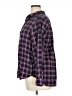 Grayson 100% Cotton Plaid Purple Long Sleeve Blouse Size XL (5) - photo 5